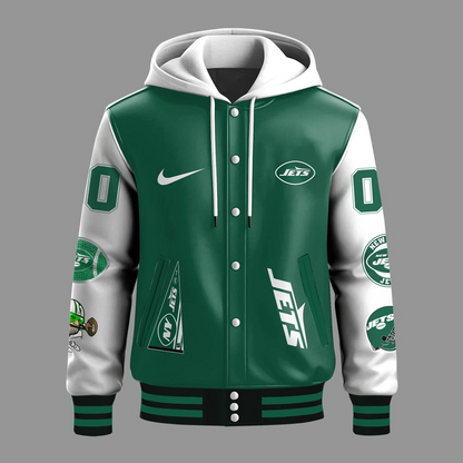Premium NFL NYJ Die Hard Baseball Jacket V1 NMD TTV