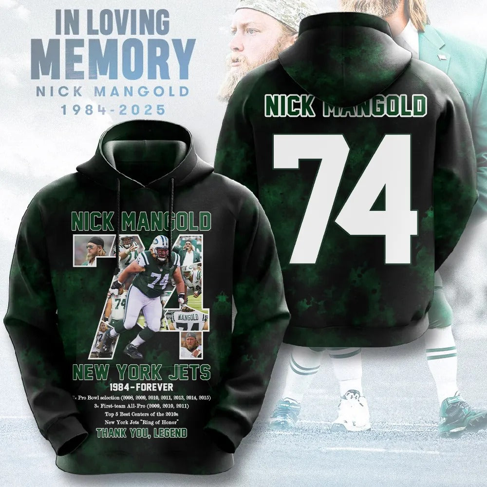 Premium NFL NYJ In Memory Of Nick Mangold T-shirt V12 NMD NHM