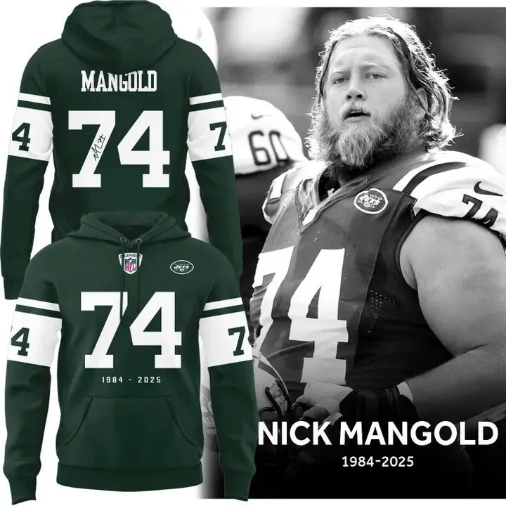 Premium NFL NYJ In Memory Of Nick Mangold T-shirt V8 NMD NHM