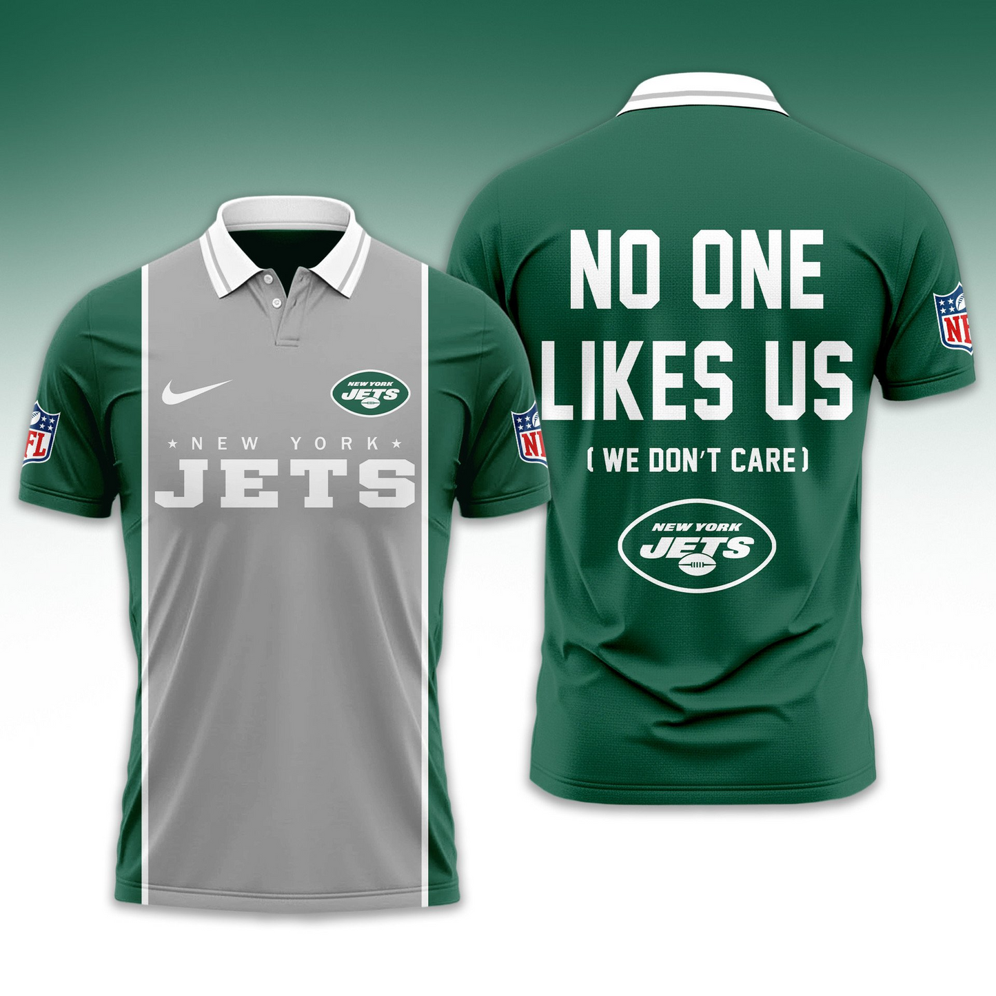 Premium NFL NYJ No One Likes Us Polo Shirt V1 NMD 291025 TTV
