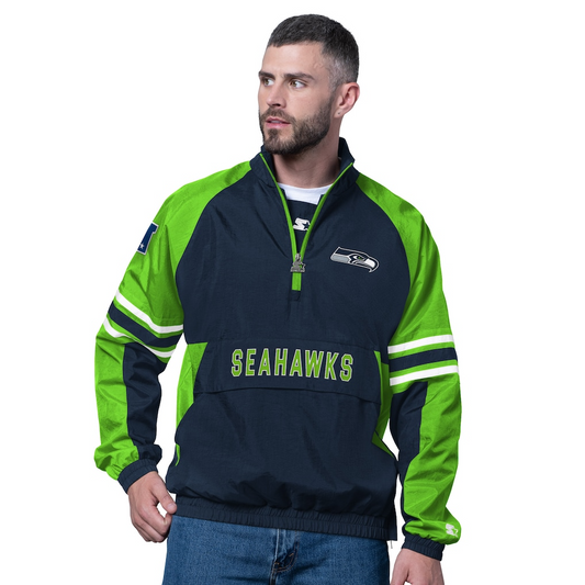 Premium NFL SEA Legacy Quarter-Zip Jacket V1 NMD TTV