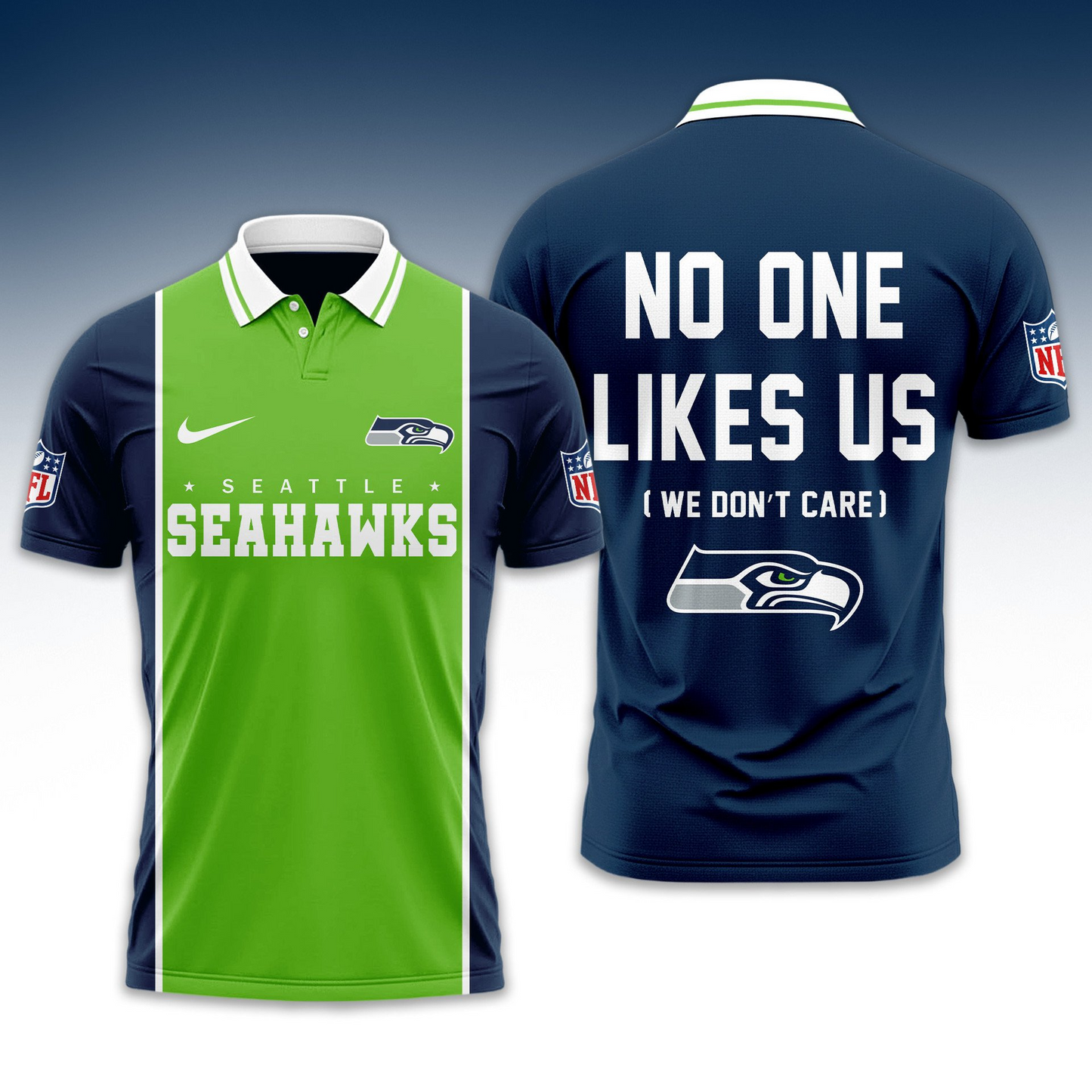 Premium NFL SEA No One Likes Us Polo Shirt V1 NMD 291025 TTV