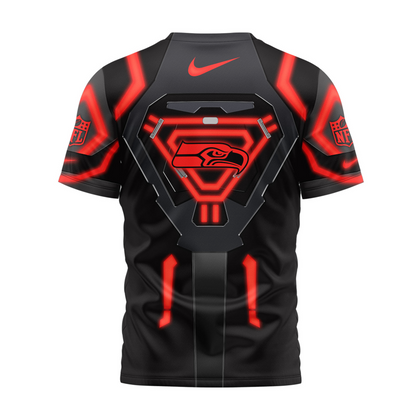 Premium NFL SEA Sci-Fi Tron Ares T-shirt V1 NMD TTV