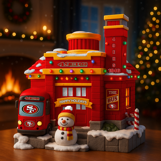 Premium NFL SF Christmas Acrylic Plaque V8 NMD TTV