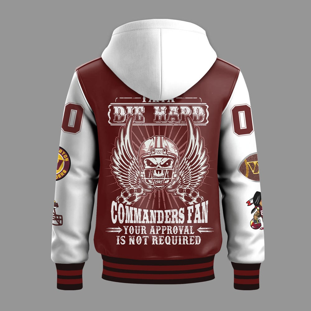 Premium NFL WAS Die Hard Baseball Jacket V1 NMD TTV