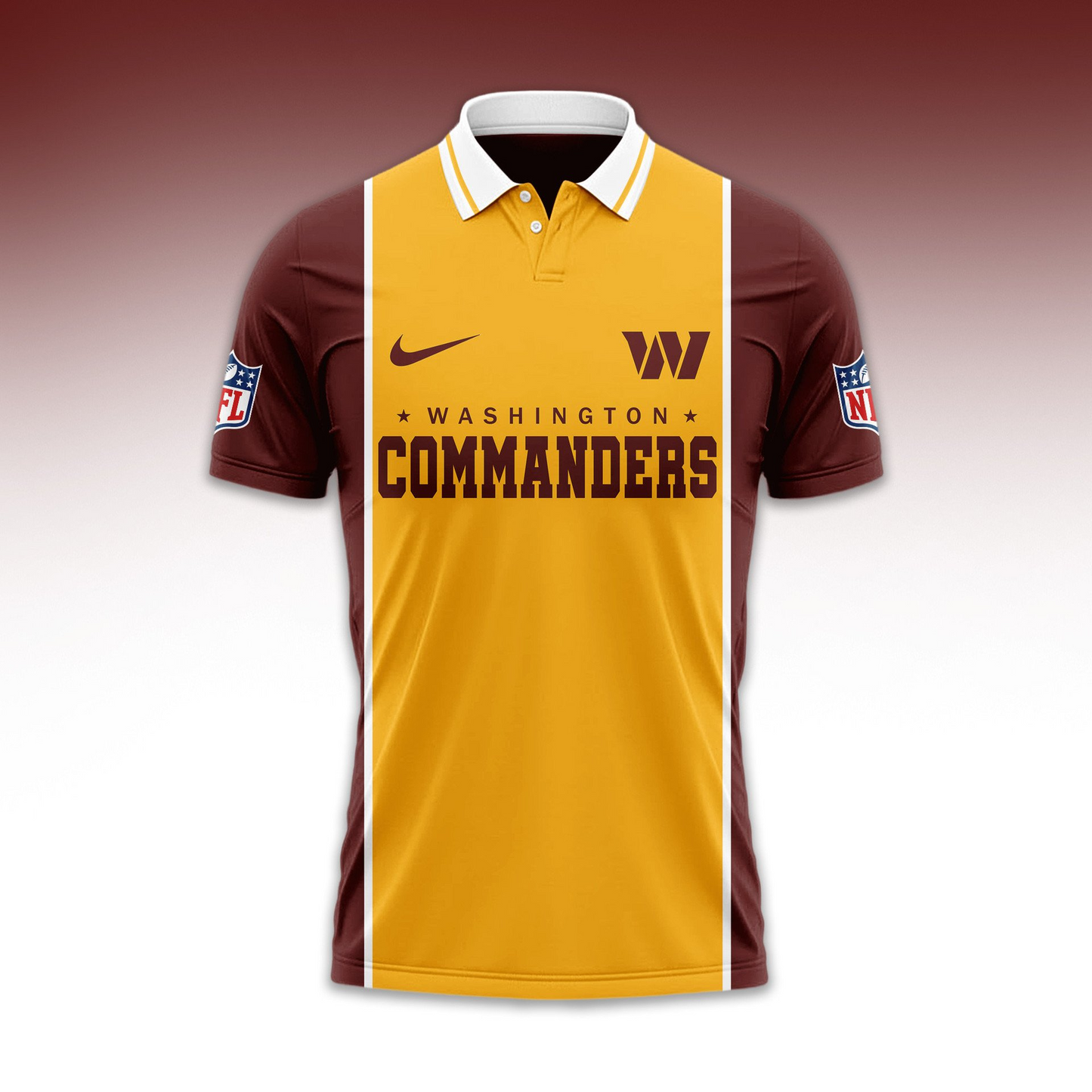 Premium NFL WAS No One Likes Us Polo Shirt V1 NMD TTV