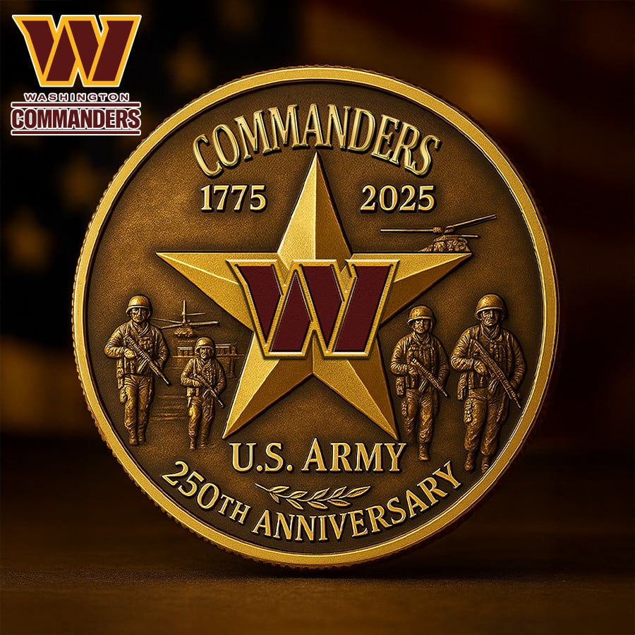 Premium NFL WAS U.S Army Anniversary Coin V1 NMD NHM