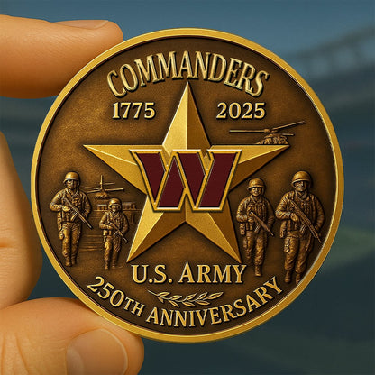 Premium NFL WAS U.S Army Anniversary Coin V1 NMD NHM