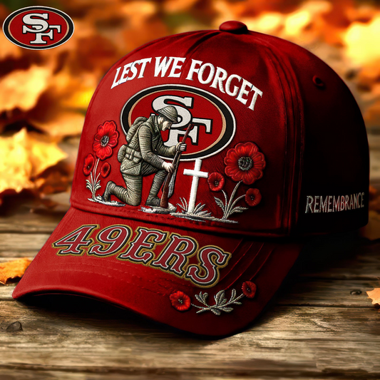Premium NFL x 49ERS Lest We Forget Cap NAK