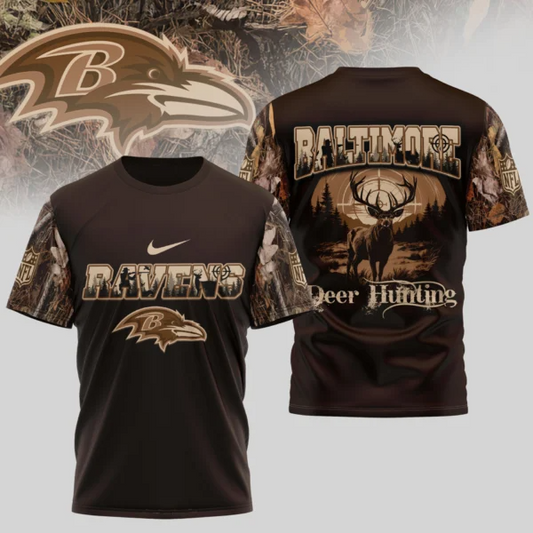 Premium NFL X BAL Deer Hunting 3D Shirt NDT NHM