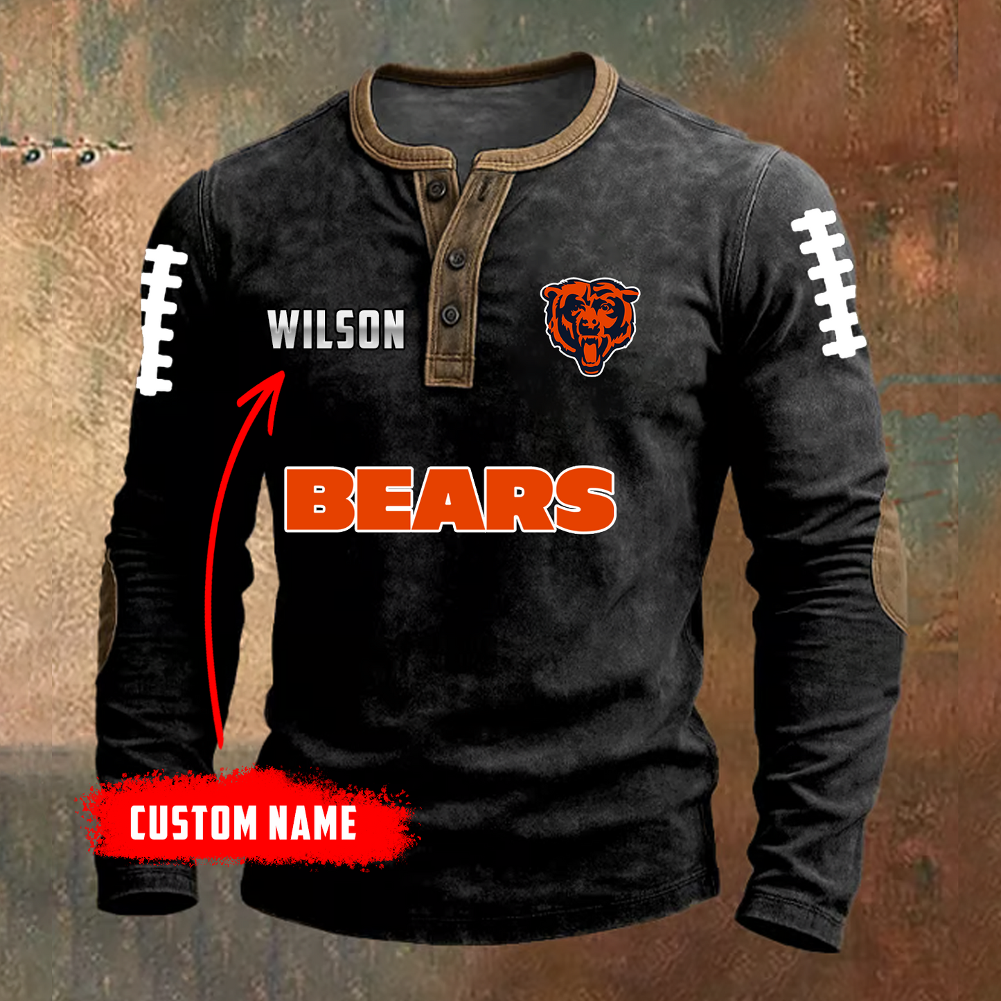 PREMIUM NFL X CHI LONG SLEEVE SHIRT NDT TDT