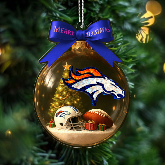 Premium NFL X DEN Christmas Ornaments NDT TDT