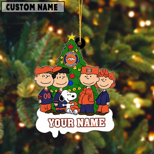 PREMIUM NFL X DENVER The Peanuts Christmas Tree Fans NDT NHM