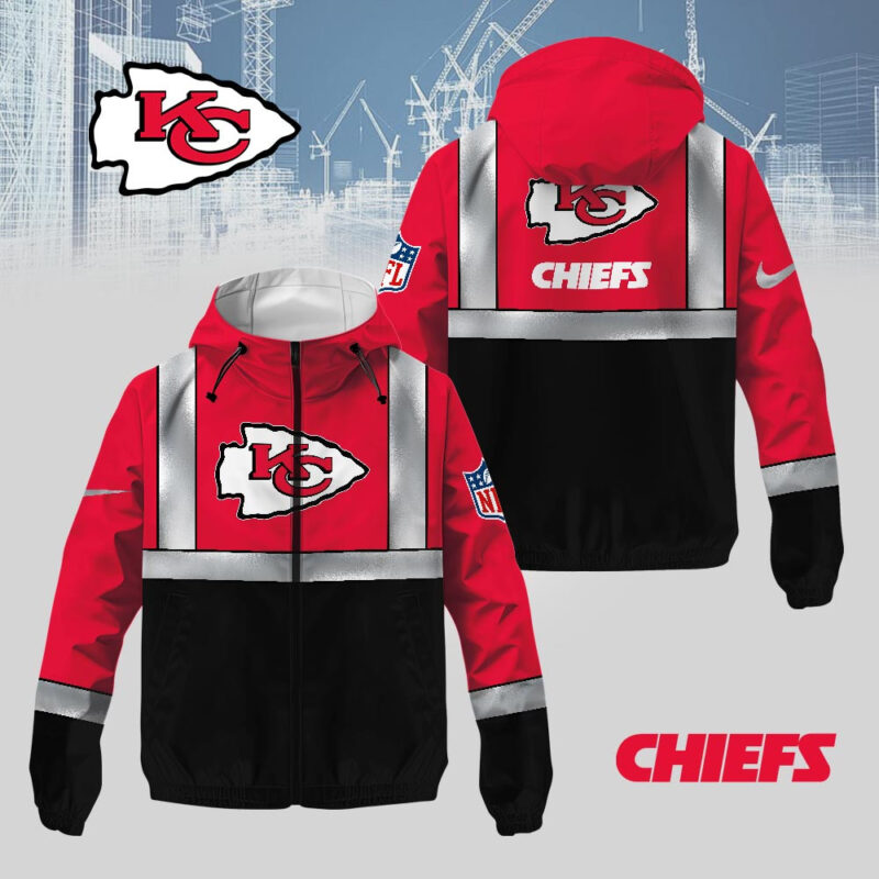 Premium NFL x KC Safety Windbreaker Jacket V1 NAK