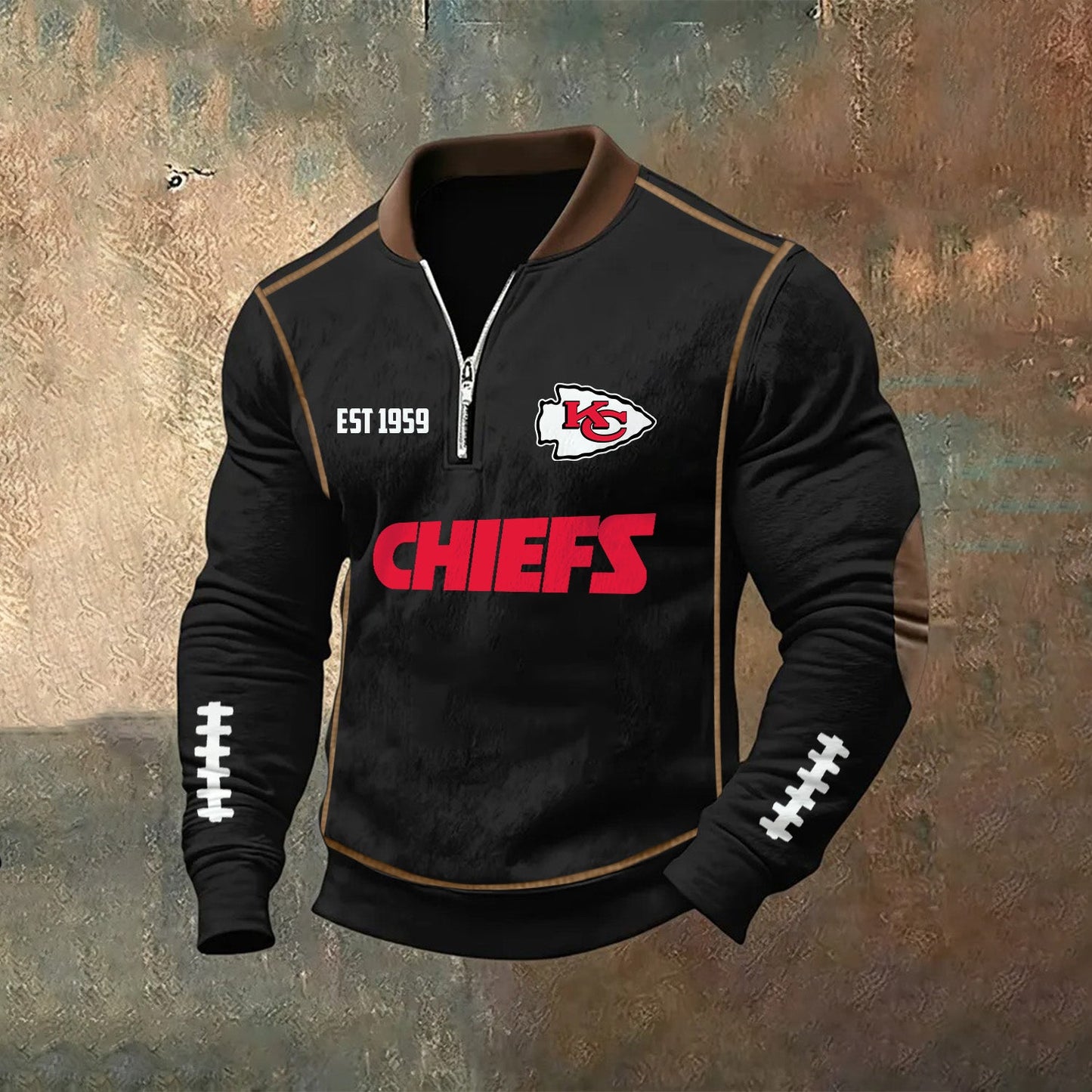 PREMIUM NFL X KC Zipper Sweatshirt 2025 NDT NHM