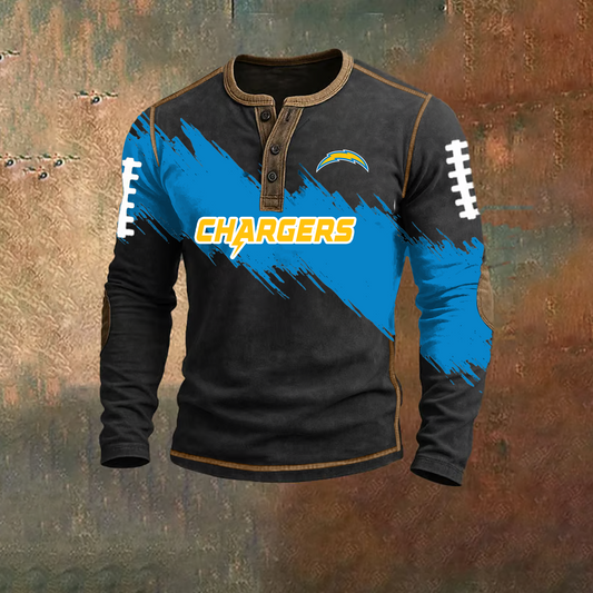 PREMIUM NFL X LAC HENLEY LONG SLEEVE OUTFIT SHIRT NDT TDT