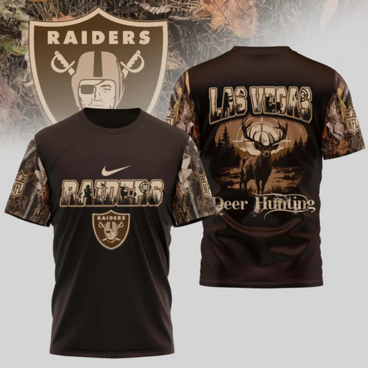 Premium NFL X LV Deer Hunting 3D Shirt NDT NHM