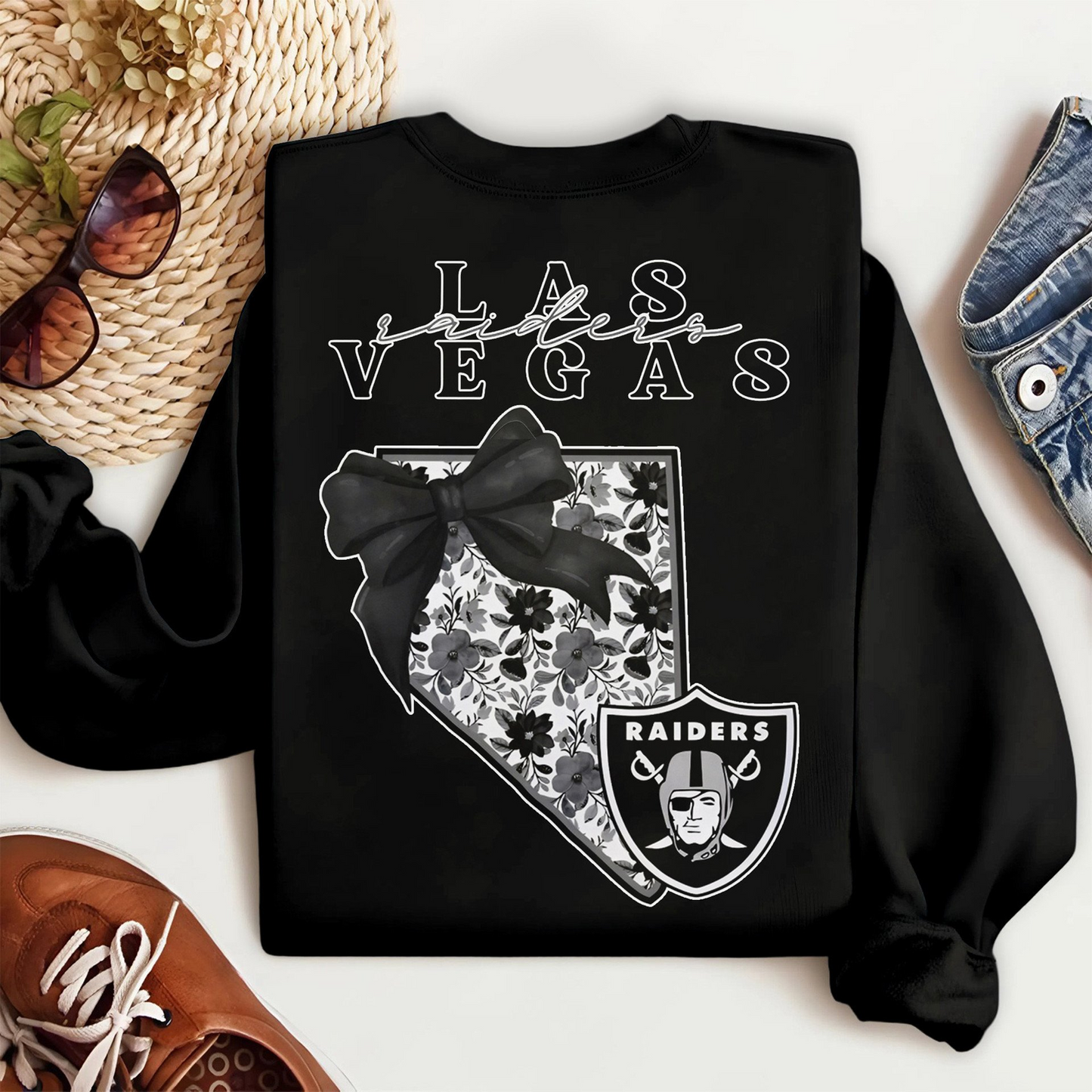Premium NFL x LVR Cozy State Bow Sweatshirt TUANND TANTD