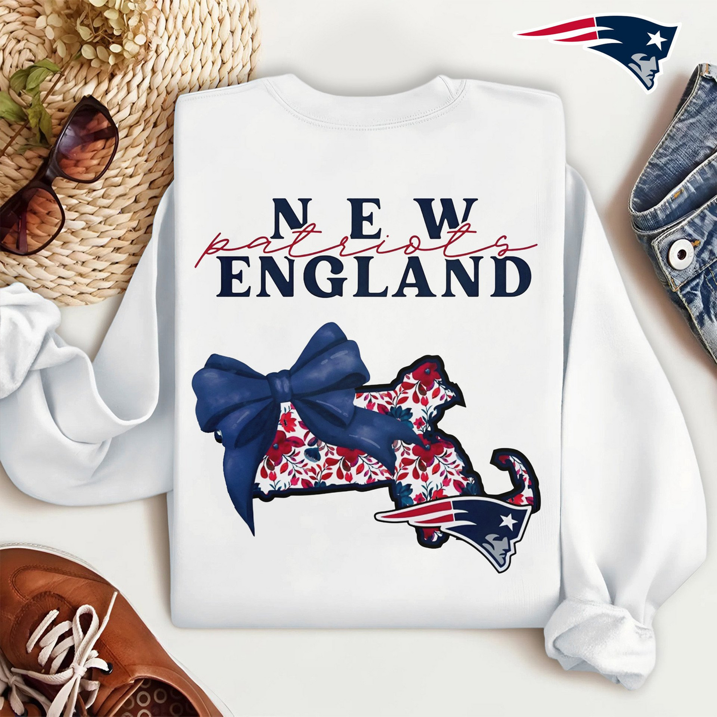 Premium NFL x NEP Cozy State Bow Sweatshirt TUANND TANTD