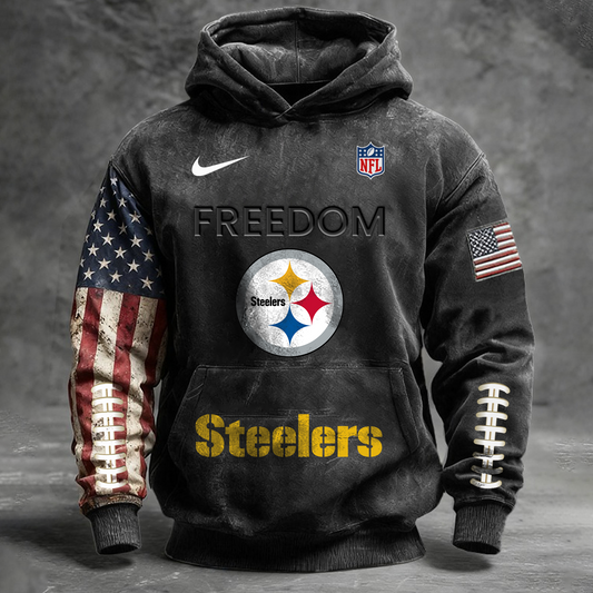PREMIUM NFL X PIT Long-sleeved Hooded Sweatshirt NDT TDT
