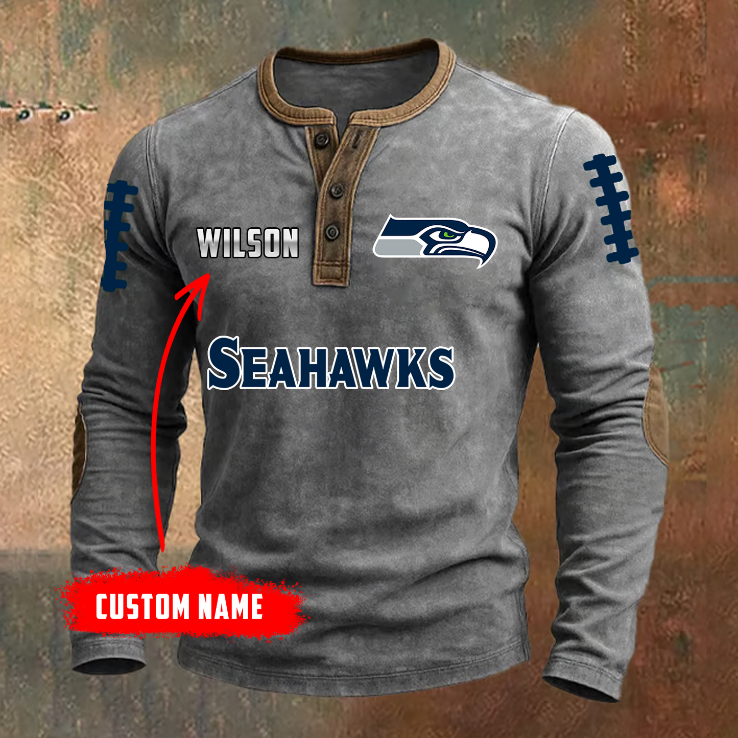 PREMIUM NFL X SEA LONG SLEEVE SHIRT NDT TDT