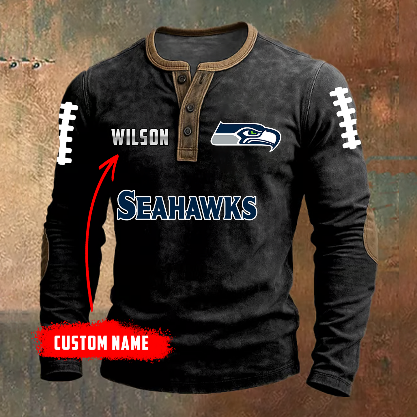 PREMIUM NFL X SEA LONG SLEEVE SHIRT NDT TDT