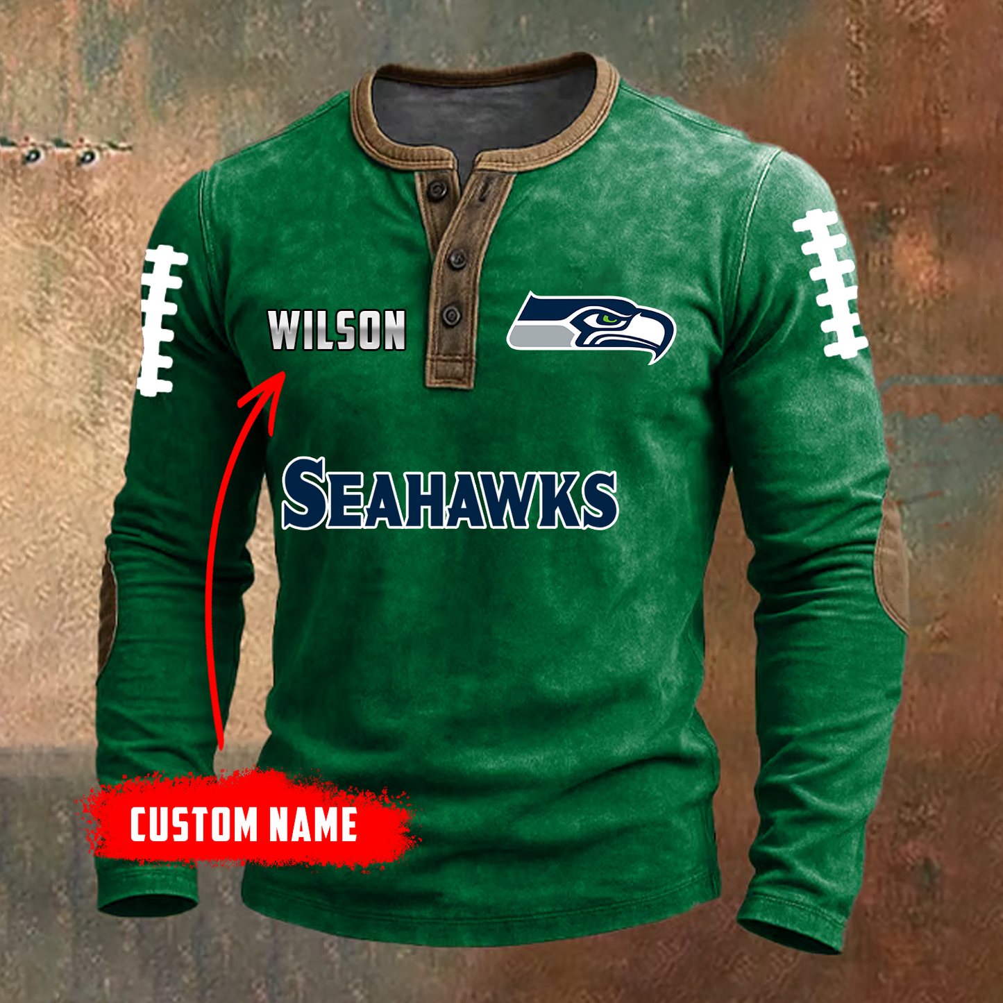 PREMIUM NFL X SEA LONG SLEEVE SHIRT NDT TDT