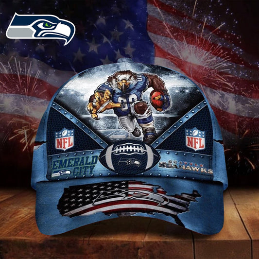 PREMIUM NFL X SEA Super Bowl LIX 2025 Cap NDT NHM