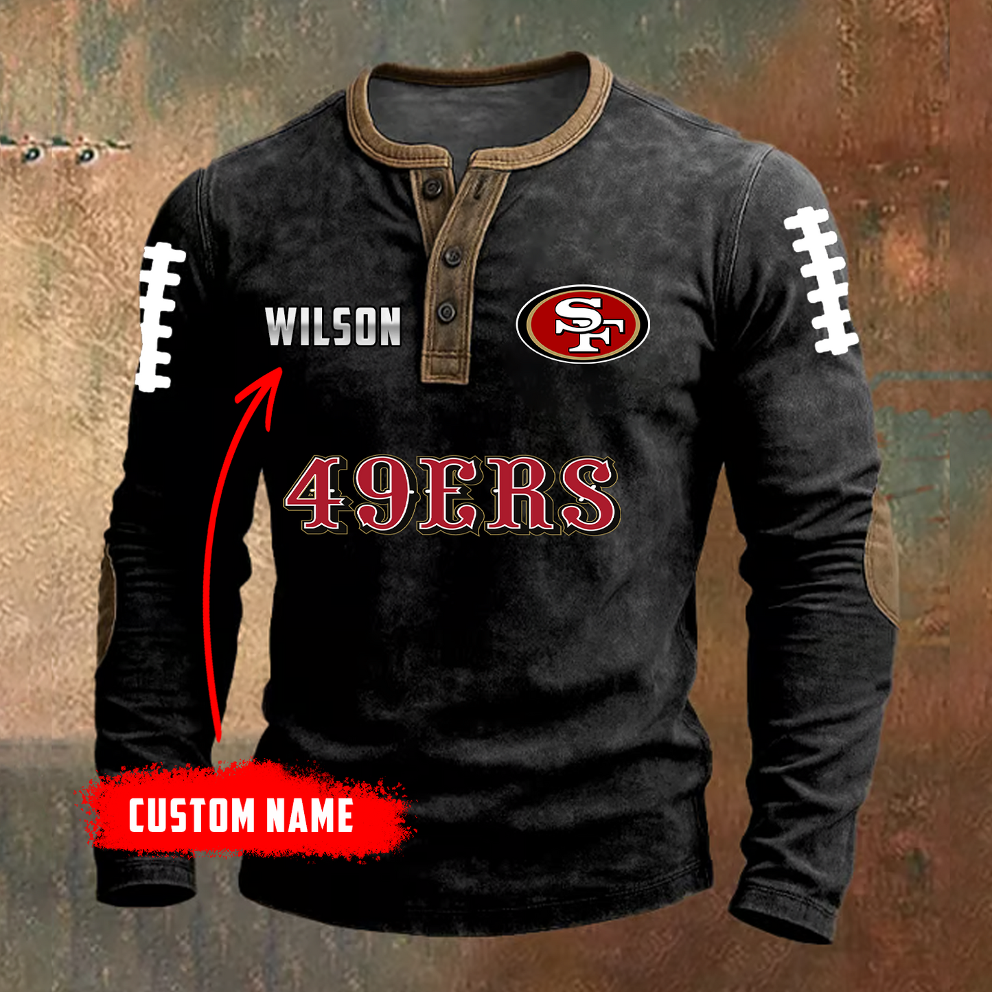 PREMIUM NFL X SF LONG SLEEVE SHIRT NDT TDT