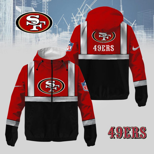 Premium NFL x SF Safety Windbreaker Jacket V1 NAK