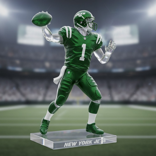 Premium NYJ x NFL Crystal Style Desktop Ornament DatND DVT