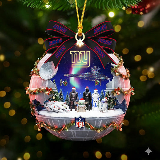 PREMIUM X NYG NFL GIFT CHRISTMAS ORNAMENT NDT NHM