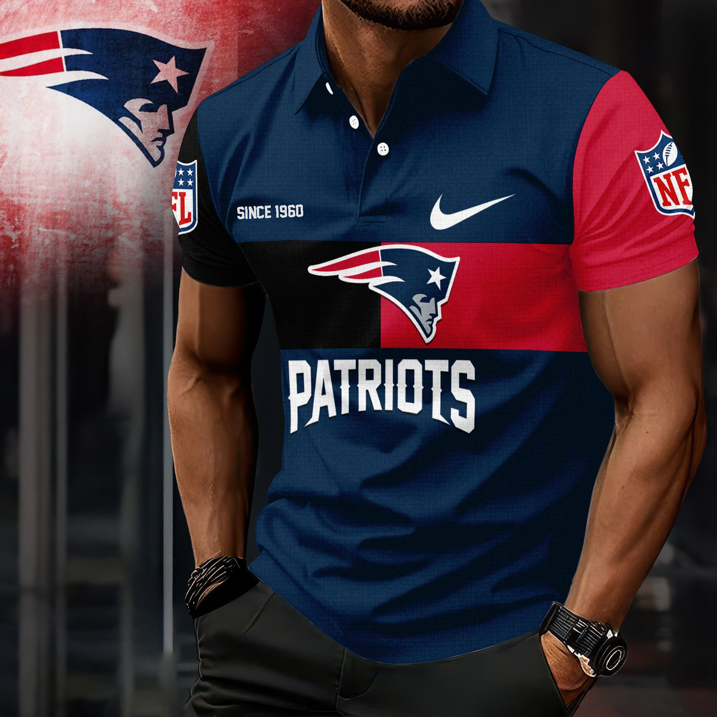 NEP Premium NFL V5 Polo Shirt DDT CTND