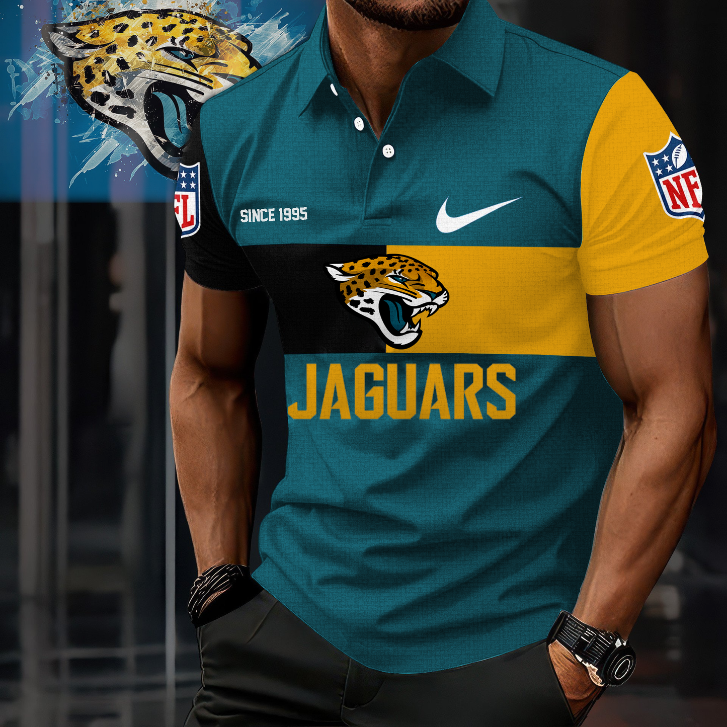 JJ Premium NFL V5 Polo Shirt DDT CTND