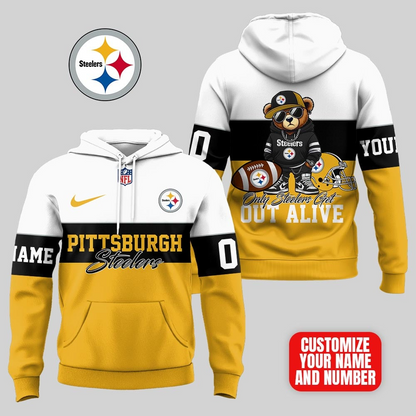 PS Premium NFL Customizable Teddy Bear Hoodie DDT HLPHUONG