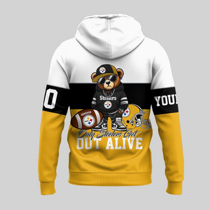 PS Premium NFL Customizable Teddy Bear Hoodie DDT HLPHUONG