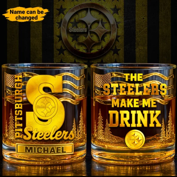 PS Premium NFL Golden Whiskey Fan Glass DDT HLPhuong
