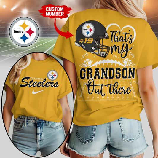 PS Premium NFL That My Grandson Out There Shirt DDT NTL