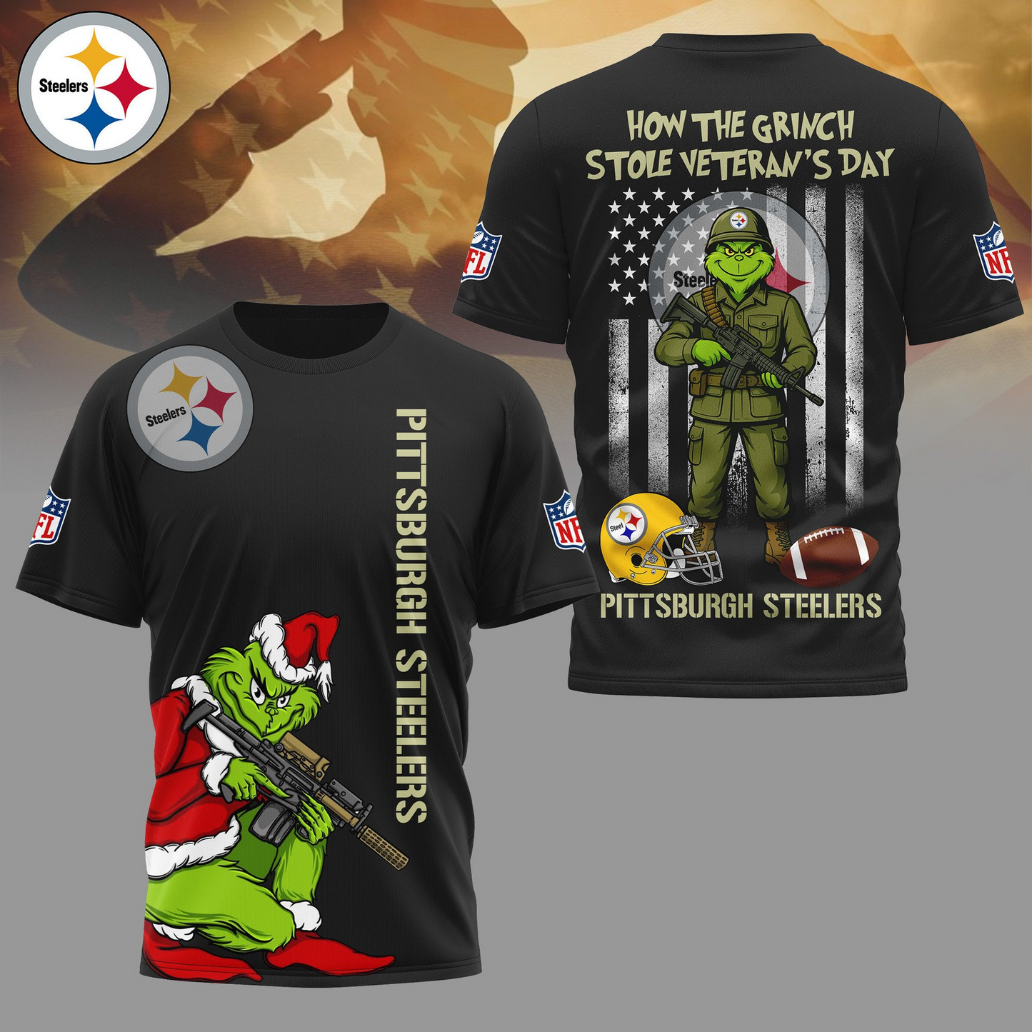 PS Premium NFL The Grinch Salute Veterans DDT CTND