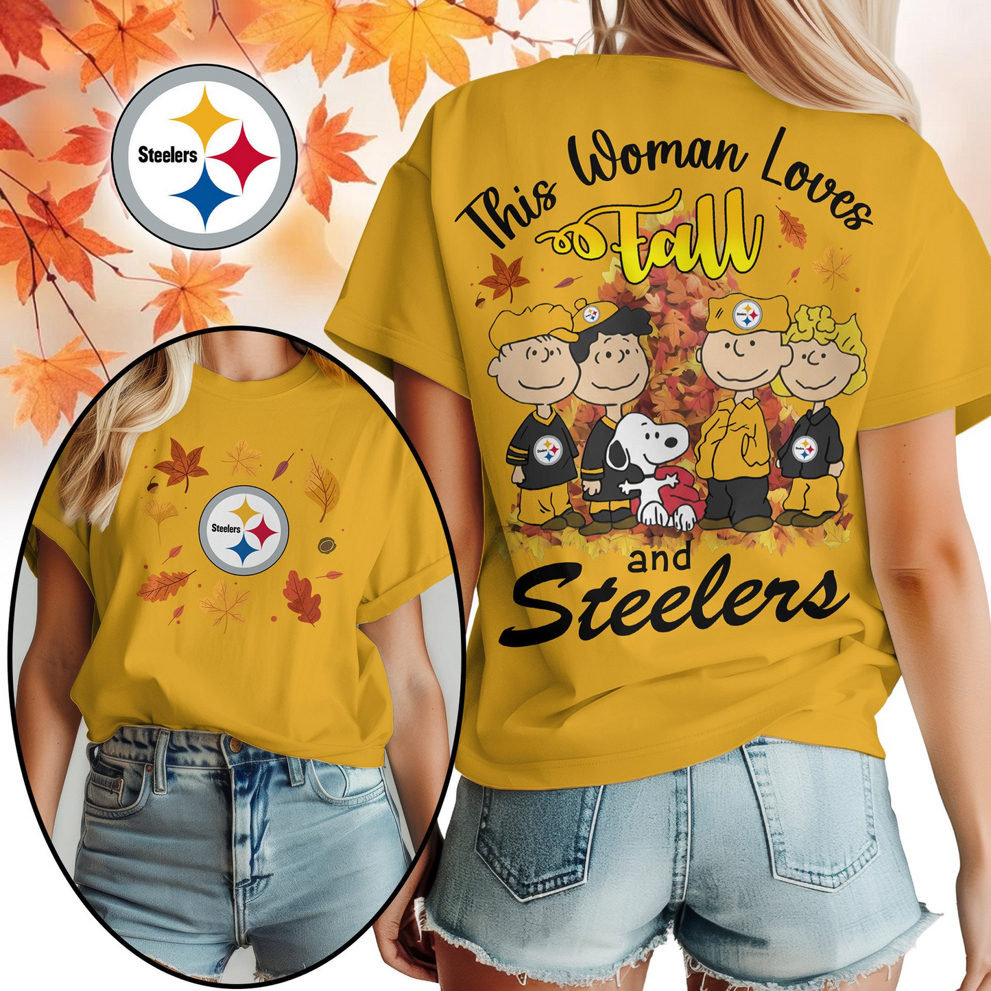 PS Premium NFL This Woman loves fall 3D Shirt DDT CTND
