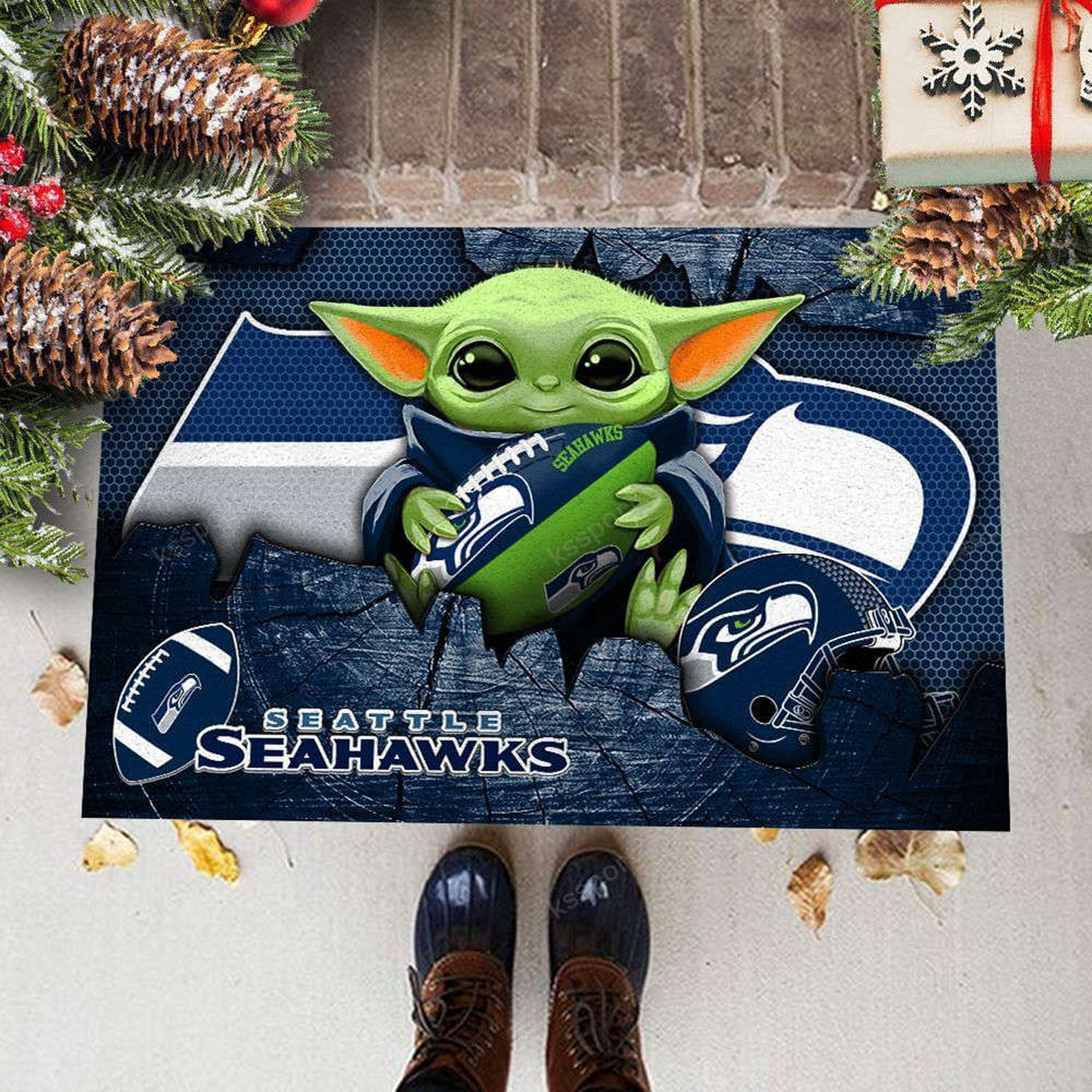SEA x NFL Doormat, Best Gift For Home Decor NDT TDT