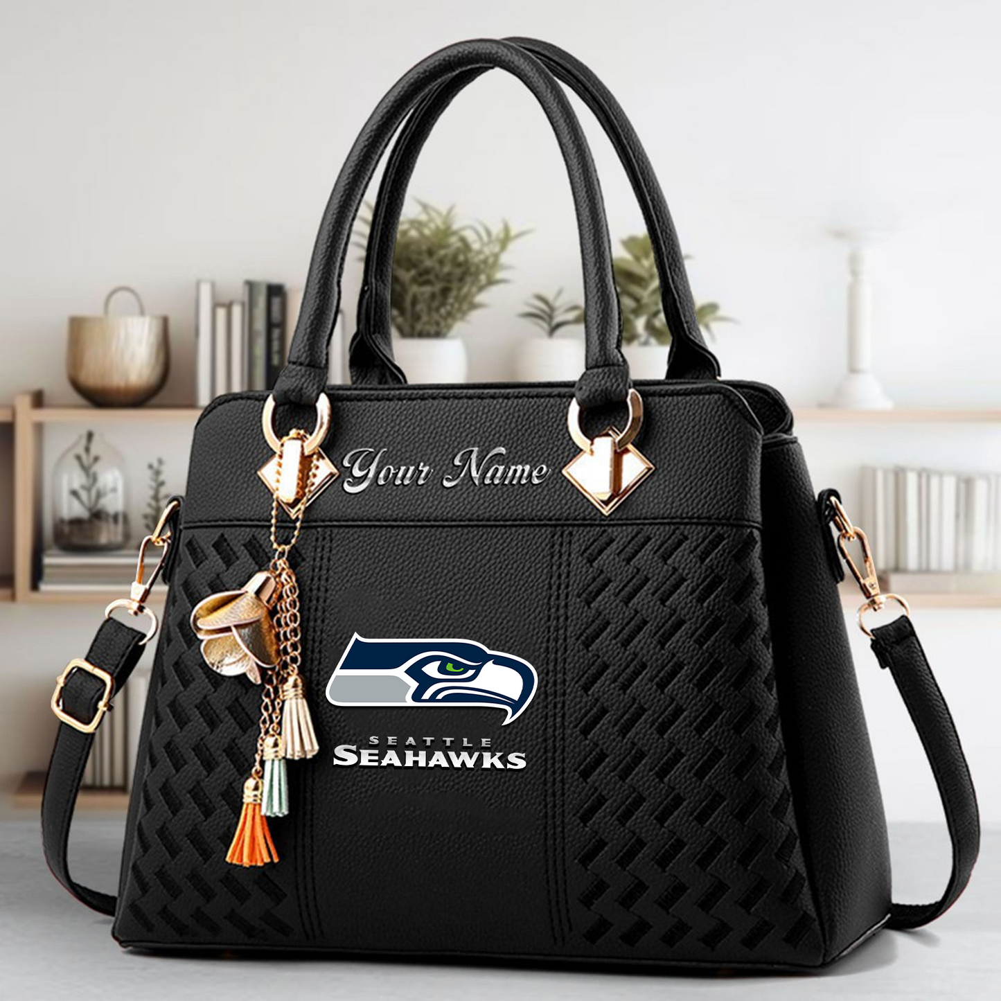 SEA x NFL Leather Bag DATND TANTD