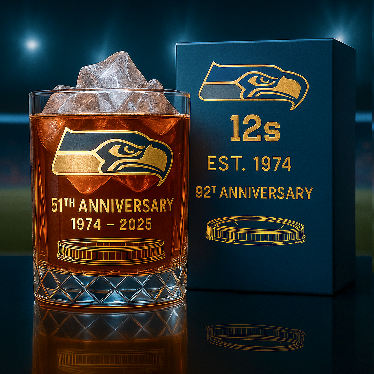 SEA x NFL Limited Edition Whiskey Glass DatND DVT