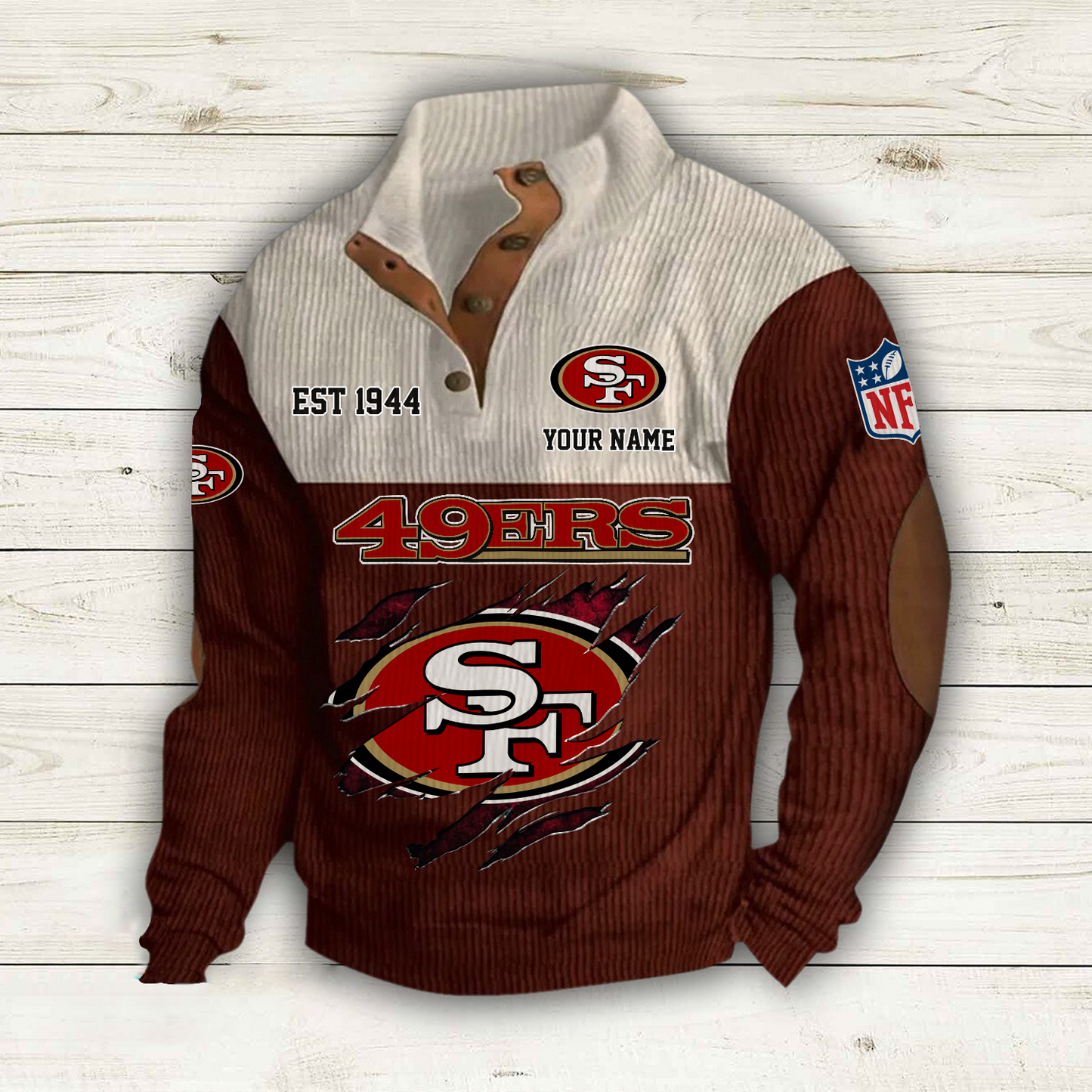 SF x NFL Custom Name Sport Sweatshirt DatND DVT