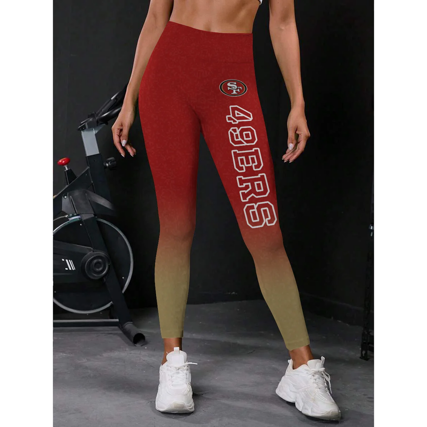 SF x NFL High Waist Push Up Printed Leggings DATND TANTD