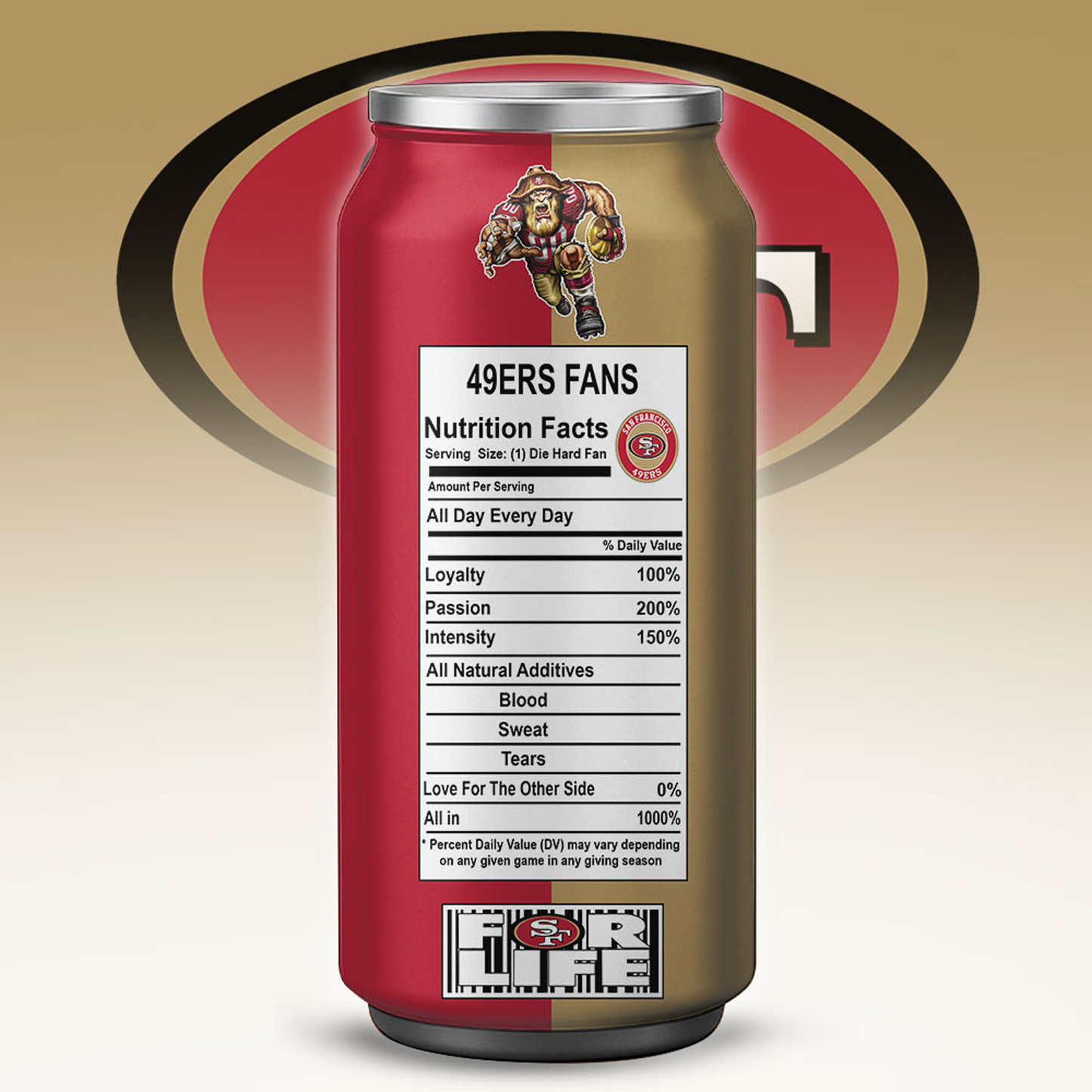 SF x NFL Monster Energy Tumbler Gift for Fans DATND TANTD