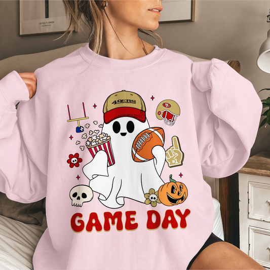 SF49 Game Day Football Ghost Sweatshirt DDT NTL