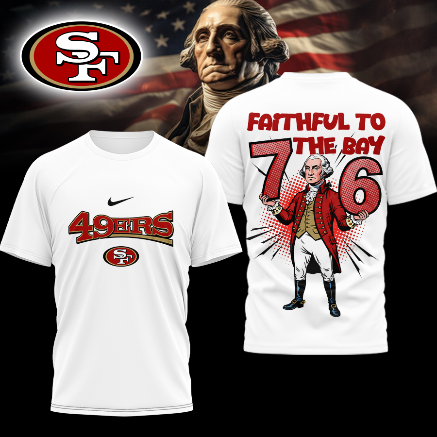 SF49 Premium NFL 6-7 7-6 George Washington 3D Shirt DDT 071025 HLPHUONG