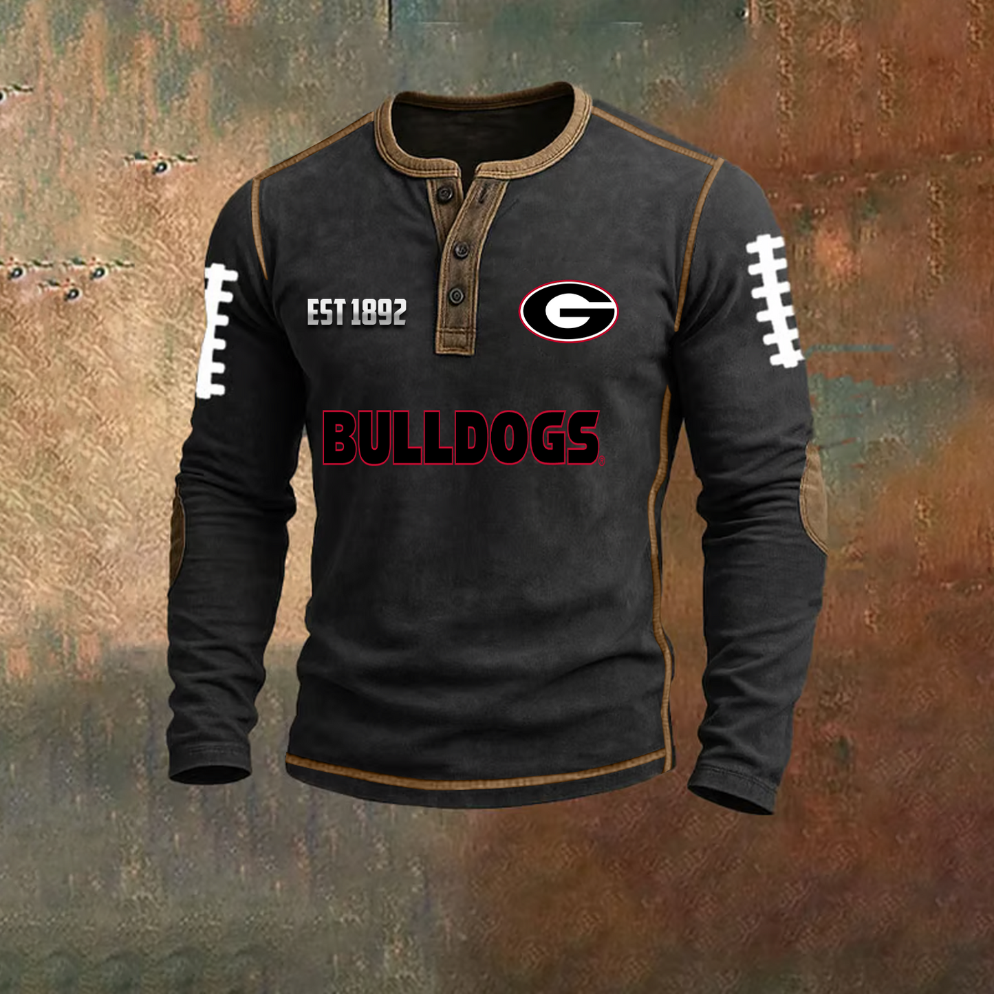 Signature NCAA X GB Harley 3D Long Sleeve Top NDT TDT