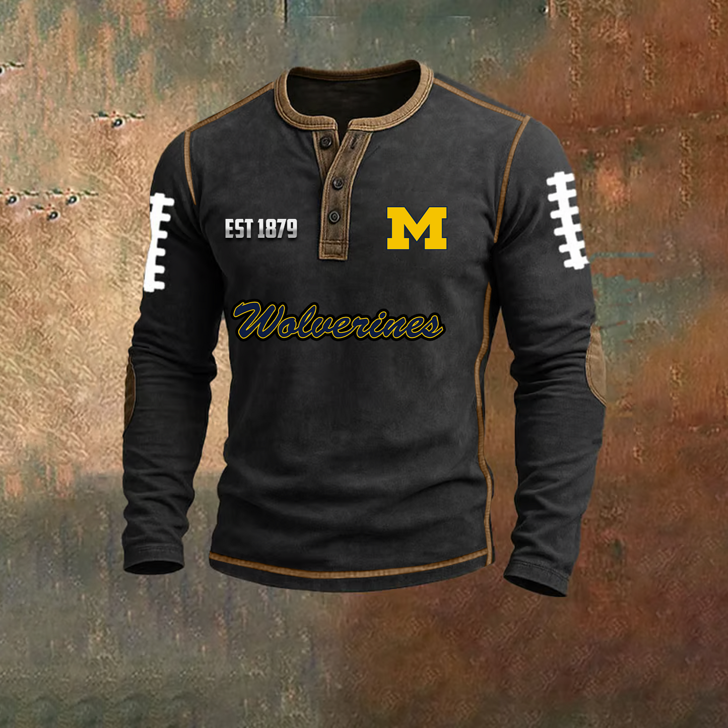 Signature NCAA X MIC Harley 3D Long Sleeve Top NDT TDT